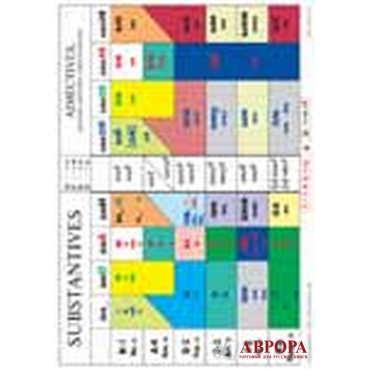 Padezhi. Uchebnaja tablitsa. Training table of Russian Cases. Substantives. Adjectives (+pronouns, participles, ordinal numerals)/A1-A2